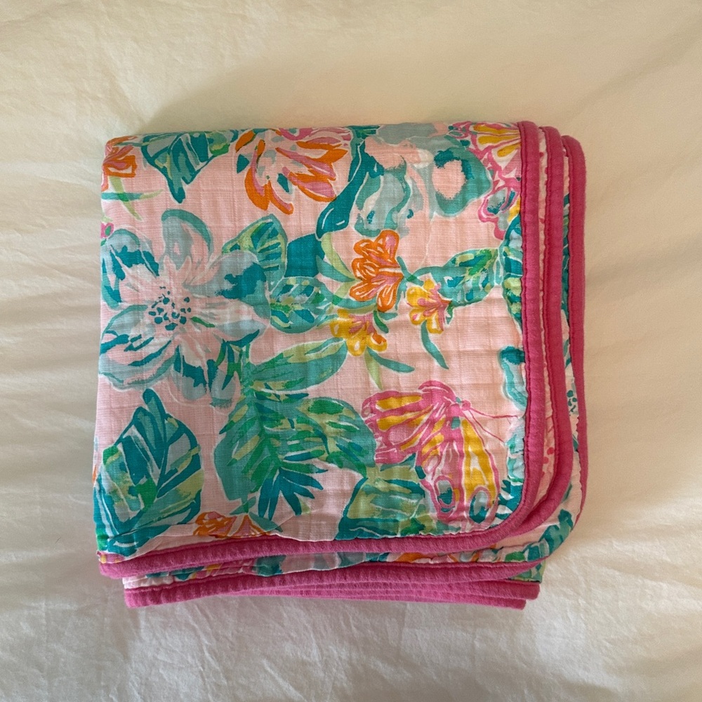 Lilly Pulitzer Baby Blanket